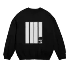 Creative store MのPEELER-08(WT) Crew Neck Sweatshirt