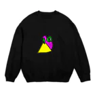 すごいおしゃれアイテムのつどいのピラミッドボーイ Crew Neck Sweatshirt