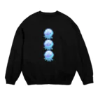 💙ゆらゆら王国💜の天使界隈クラゲスウェット Crew Neck Sweatshirt