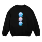 💙ゆらゆら王国💜のクラゲ天使界隈スウェット Crew Neck Sweatshirt