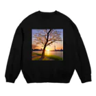 SSYmerketのSunset from Tokyo Sky Tree Crew Neck Sweatshirt