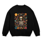 Skull sectionの月とドクロ Crew Neck Sweatshirt