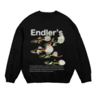 トラのエンドラーズ(文字が白い) Crew Neck Sweatshirt