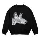 とうきちのトリケラトプス Crew Neck Sweatshirt