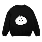 ねこちゃんだよふぁくとりーのねこちゃんだよはだまってみつめる。 Crew Neck Sweatshirt