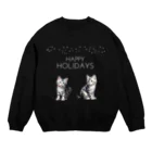 dogsdream8246のhappycat's Crew Neck Sweatshirt