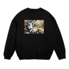 KAIKAのCat Crew Neck Sweatshirt