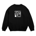 oshiri-shinのGOT' EM BOX LOGO Crew Neck Sweatshirt