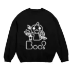 Boo!のBoo!(ジャックオーランタン) Crew Neck Sweatshirt