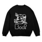 Boo!のBoo!(ぶんぶくちゃがま) Crew Neck Sweatshirt