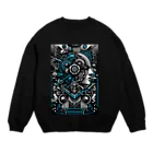 Sunlit HorizonのMr.AI 心の翼 Crew Neck Sweatshirt