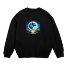 終わらない夢🌈の神秘的な世界🌕 Crew Neck Sweatshirt