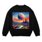 ヘッヘンのお店の【異世界】アート Crew Neck Sweatshirt