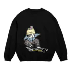 ほっかむねこ屋（アトリエほっかむ）のちゃらねこ Crew Neck Sweatshirt