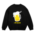 hiropo3のねこ泡ビール Crew Neck Sweatshirt