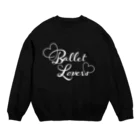 Saori_k_cutpaper_artのBallet Lovers white Crew Neck Sweatshirt