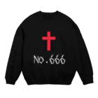 ・EariiZu・の十字架　スウェット Crew Neck Sweatshirt