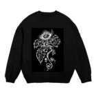 LUNARHOLIC STOREの「露悪の、その先へ」（黒） Crew Neck Sweatshirt