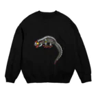 お絵描き看護師の トッケイヤモリイラストグッズ Crew Neck Sweatshirt