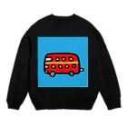 FUKUFUKU=:DESIGNのロンドンにあこがれるばす Crew Neck Sweatshirt