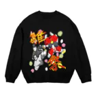 あなご＠仕事くれのヒナパーリィ！ Crew Neck Sweatshirt