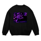 okaのムラサキ金魚 Crew Neck Sweatshirt