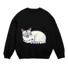 喫茶こぐまやの眠たいねぇええ Crew Neck Sweatshirt