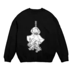 ねんねん虫のけろけろ坊主 Crew Neck Sweatshirt