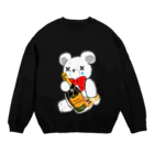 CEのSAKEくま champagne Crew Neck Sweatshirt