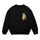 TINOMeのお利口さんネコ☆Riku Crew Neck Sweatshirt