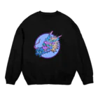 土産 富士子のにこやかな龍丸の内♪ Crew Neck Sweatshirt