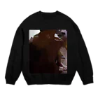 何気ない日常に小さな幸せの心の壁 Crew Neck Sweatshirt