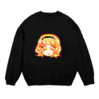 Omisochanのあちあちのあちちゃん(あちふぇいす) Crew Neck Sweatshirt