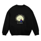 おもち屋さんのアイスうに(色反転) Crew Neck Sweatshirt