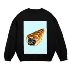 ながみねのコロネ猫 Crew Neck Sweatshirt