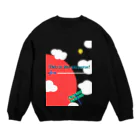 あかべこ a.k.a BEKOの我々も、宇宙人。 Crew Neck Sweatshirt