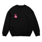 miraclecharmingのいまにみてろうさぎ Crew Neck Sweatshirt