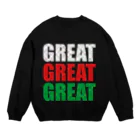 【仮想通貨】ADKグッズ専門店 のGREAT! Crew Neck Sweatshirt