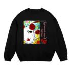 Estoy Feliz 　～ハッピーを毎日に～のEstoy　Feliz　：　red rose Crew Neck Sweatshirt