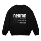 にゅうろんのneuron公式 （白文字） Crew Neck Sweatshirt