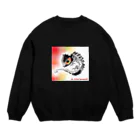 みらいずまーちのアカメカブトトカゲちゃん Crew Neck Sweatshirt