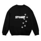 KnocKsのSTOMP🐾(White) Crew Neck Sweatshirt