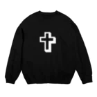 心の十字架 Crew Neck Sweatshirt