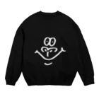 with Gorillaのwith Gorilla（Gorilla FACE） Crew Neck Sweatshirt