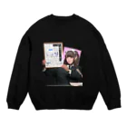 ももにの顔出し Crew Neck Sweatshirt