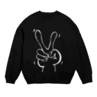 OBE クリエーションのpeaceman Crew Neck Sweatshirt