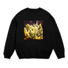 Ooazamukae stationeryのら Crew Neck Sweatshirt