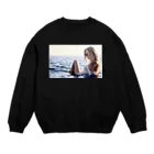 Jp_streetの金髪美女♡カッコいい！ Crew Neck Sweatshirt