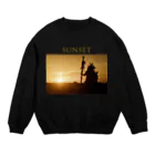 Jp_streetのインディアンsunset Crew Neck Sweatshirt