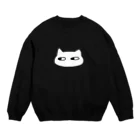 ジトメ俱楽部のどこんじょうねこ Crew Neck Sweatshirt